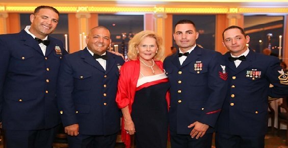 Diana Paxton and LW Inlet USCG at 2014 Navy Ball