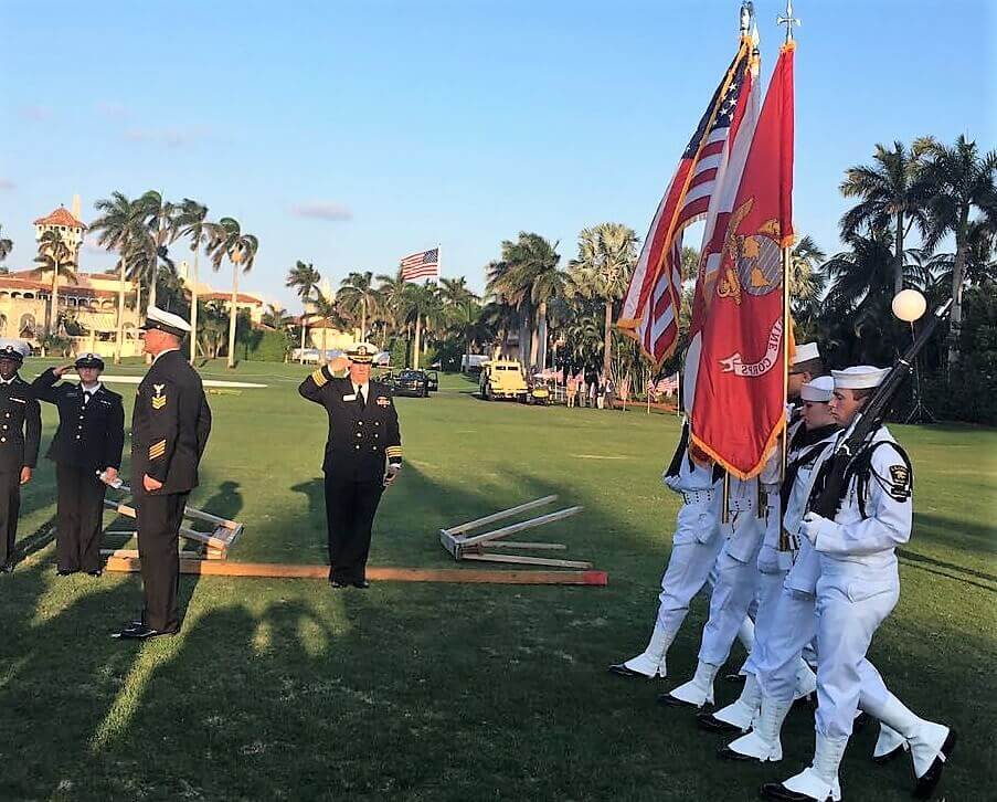 PB Sea Cadet Color Guard 04-03-2017 SEAL Event Mar a Lago